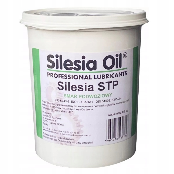 

Silesia smar Stp do sworzni przegubów 800g 0.8kg