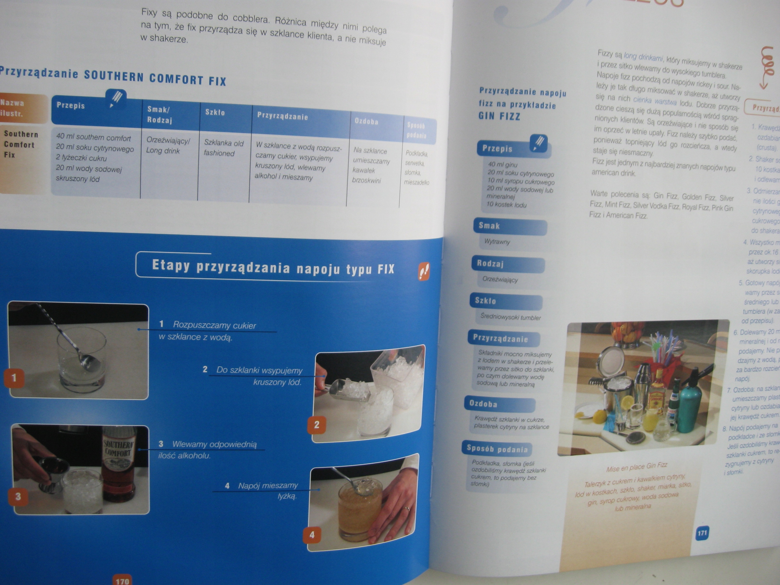 Szkoła barmanów, Otto Arera Gatunek Napoje, drinki