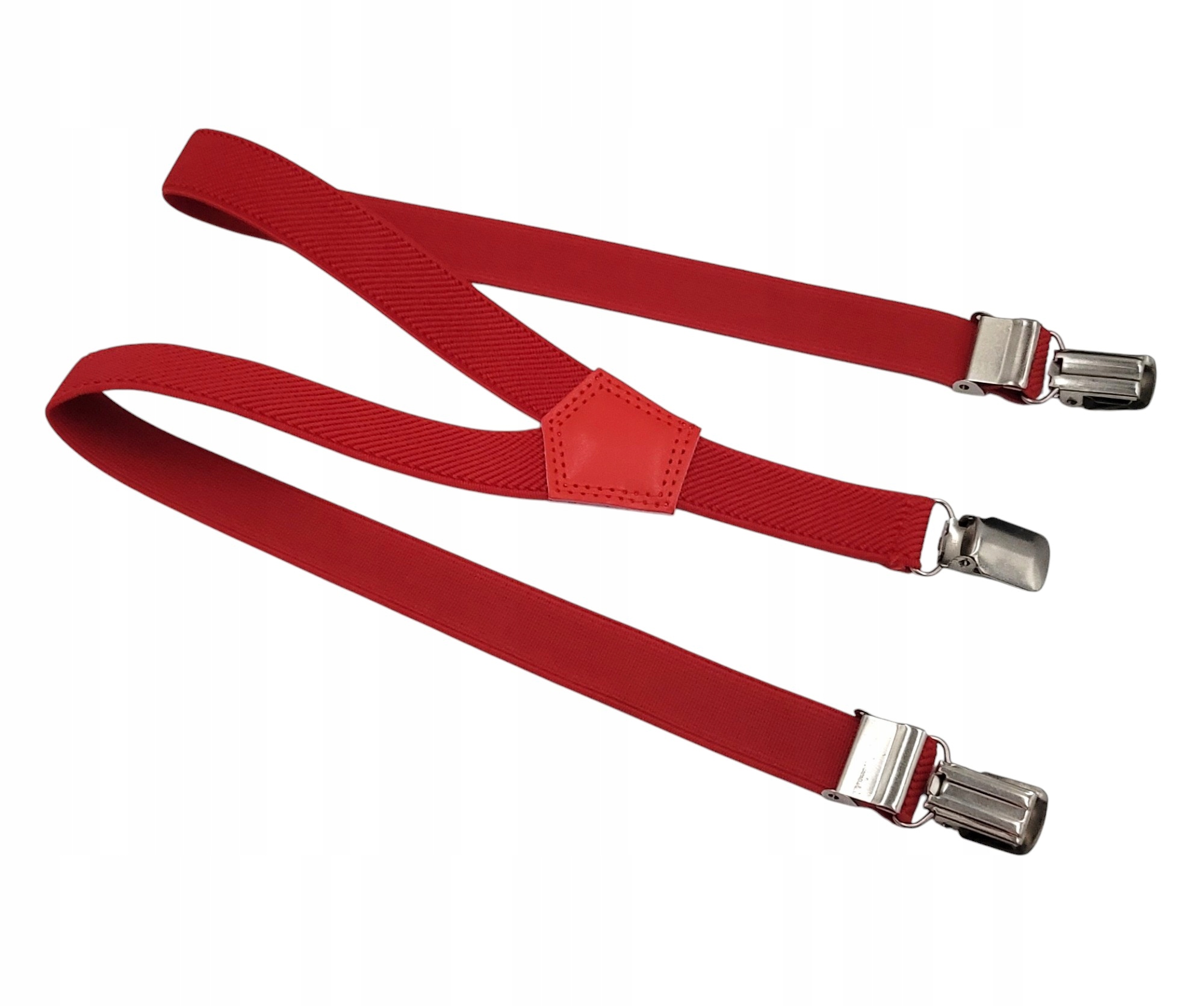 Szelki do spodni dziecięce polskie chrzest czerwone 0-24 m-c