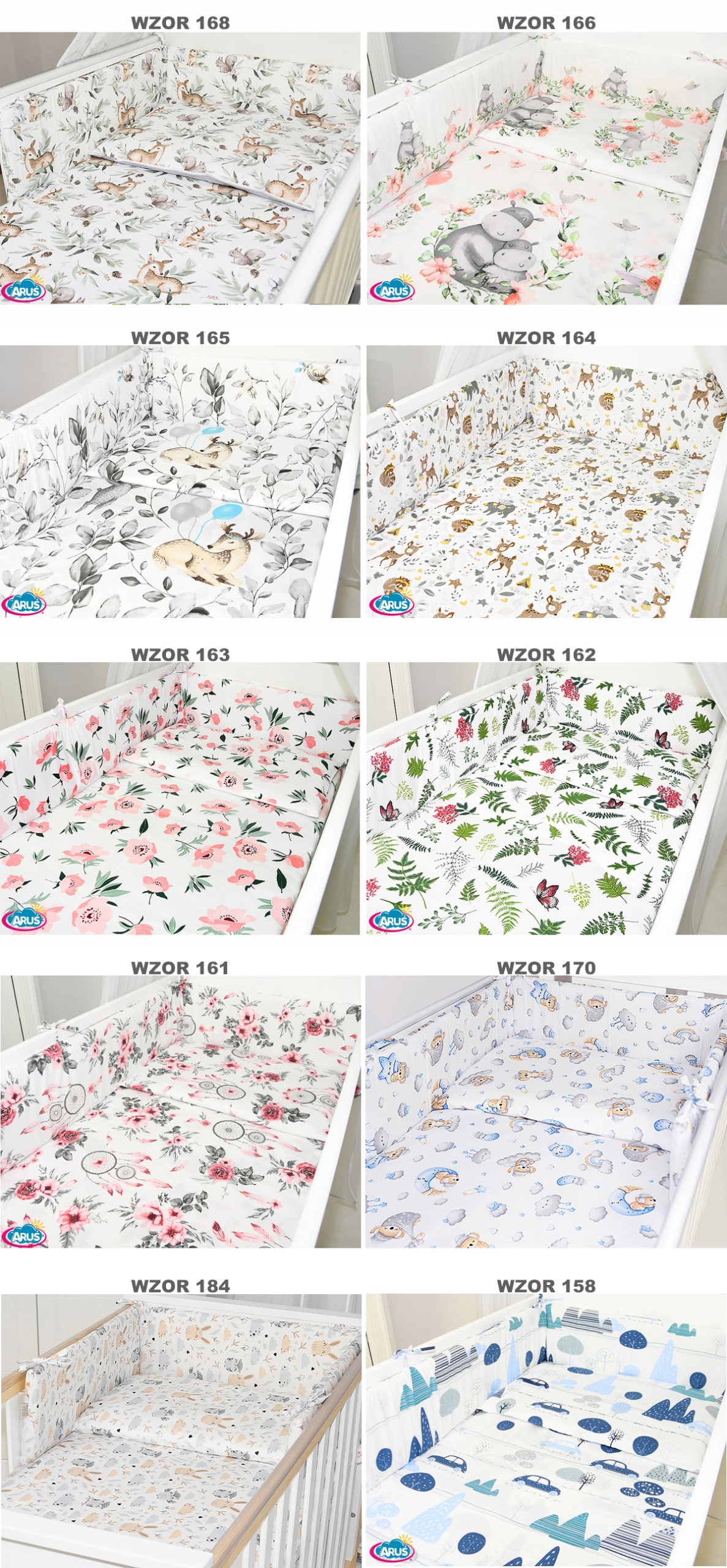 ARUŚ 2el.pościel dziecięca do łóżeczka 120x90 baw Kod producenta KLASYCZNA