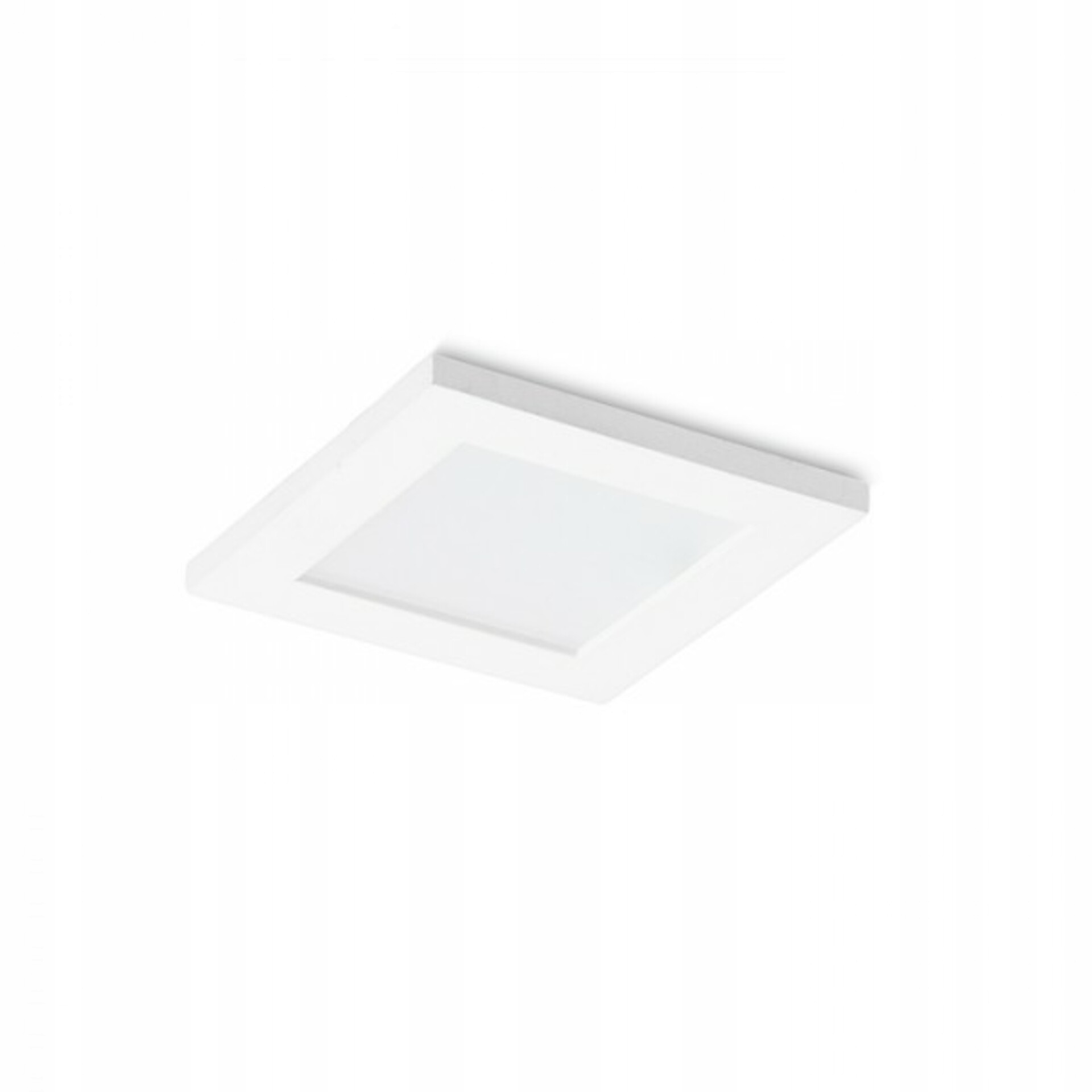 Zapuštěné bílé svítidlo Rendl Leroy Sq 12V GU5,3 35W IP44 do koupelny