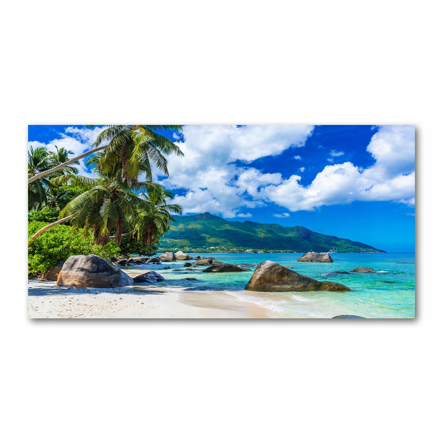 

Foto obraz akryl zdjęcie Seszele plaża 120X60 cm