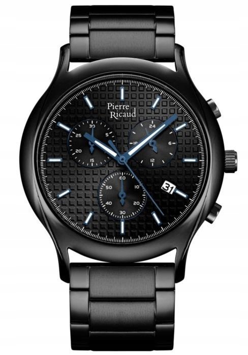 Nové Originální Pánské Hodinky Pierre Ricaud P91099.B114CH Chronograf