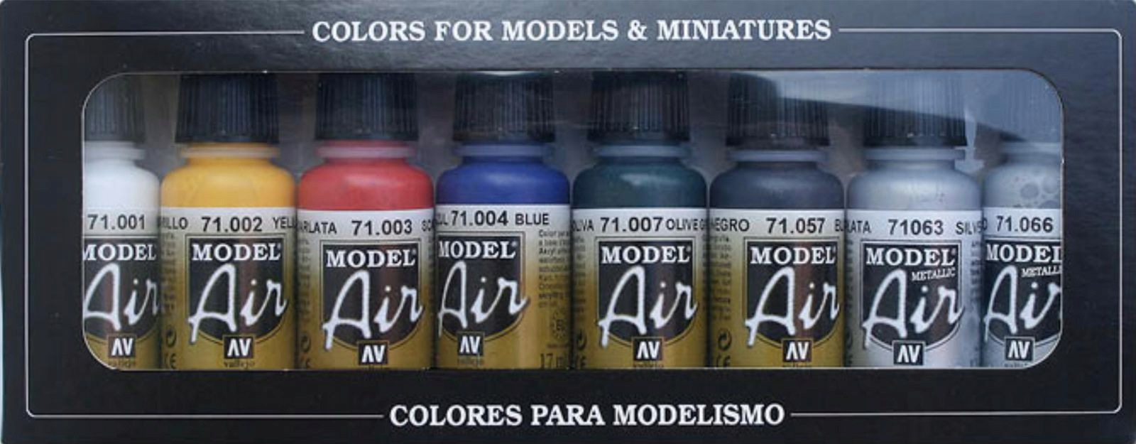 Vallejo: 71.174 Model Air Základní Barvy (8X17 ML)