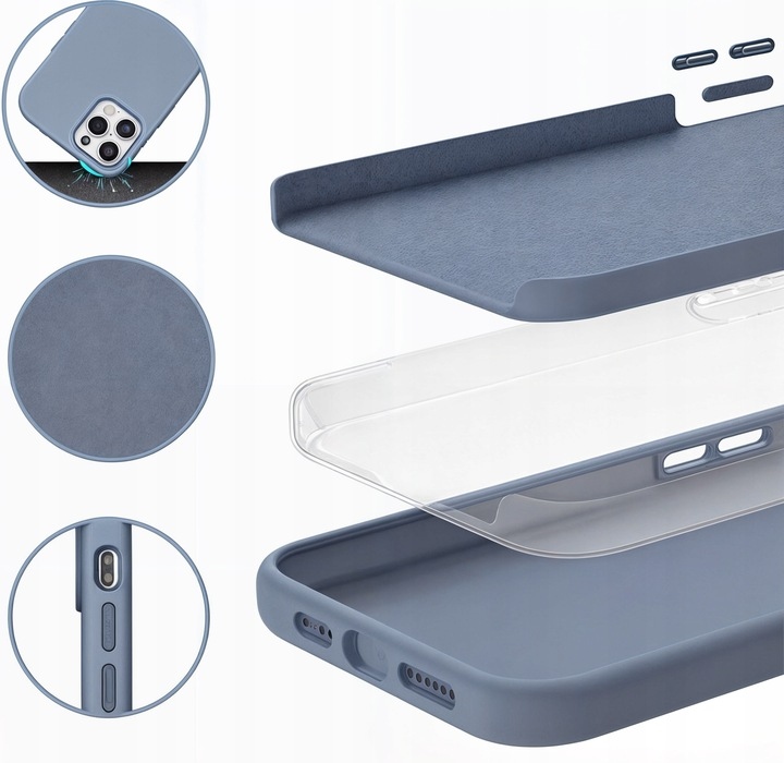 ETUI DO IPHONE 12/12 PRO SILIKONOWE CASE OBUDOWA DO APPLE PLECKI 45 KOLORÓW Marka bez marki