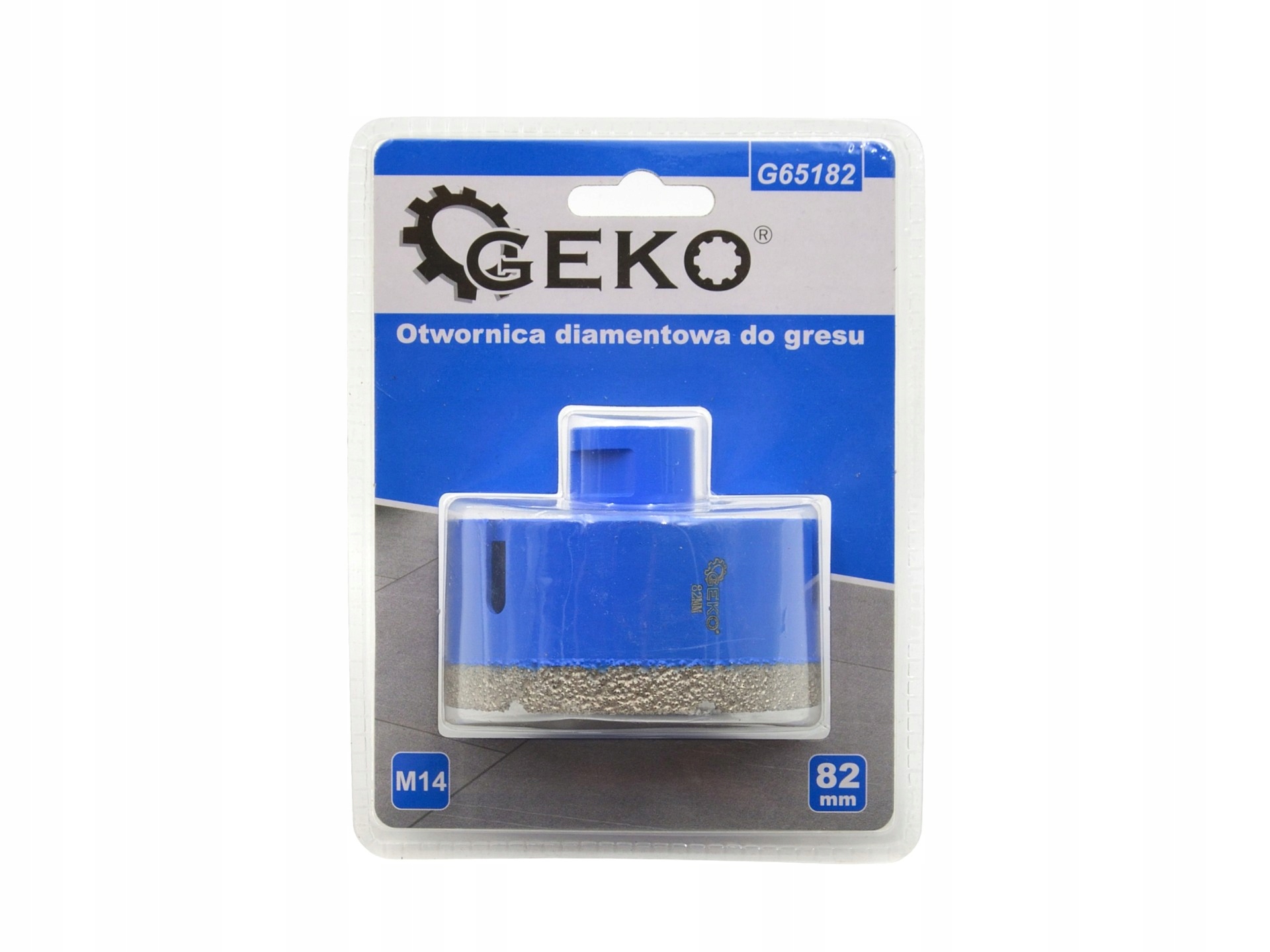 Korunkový Vrták na gres a glazuru 82 mm M14
