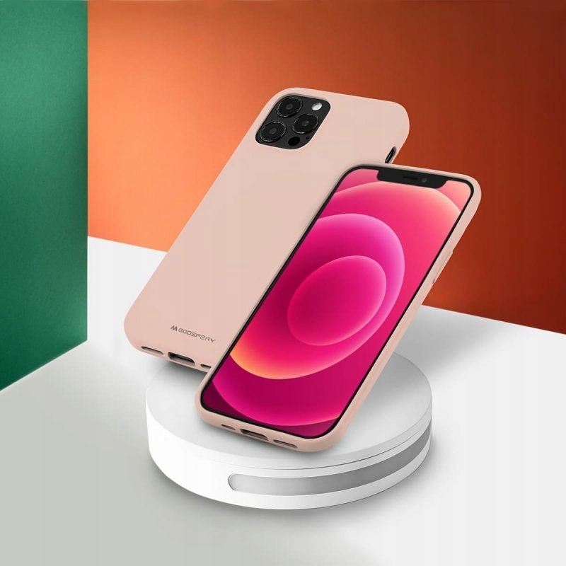 Etui Mercury Soft Feeling do Apple iPhone 13 Pro Max złoty róż