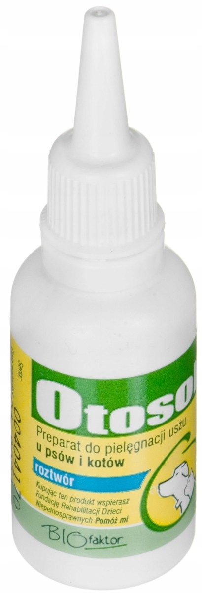

Otosol Preparat do czyszczenia uszu psa kota 100ml