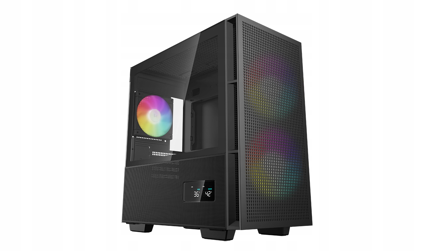 Deepcool CH360 Digital MID Tower Case, Černá skříň