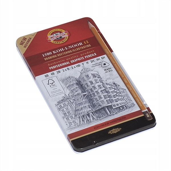 Zestaw ołówków 6B-6H Koh-i-noor 1582/12