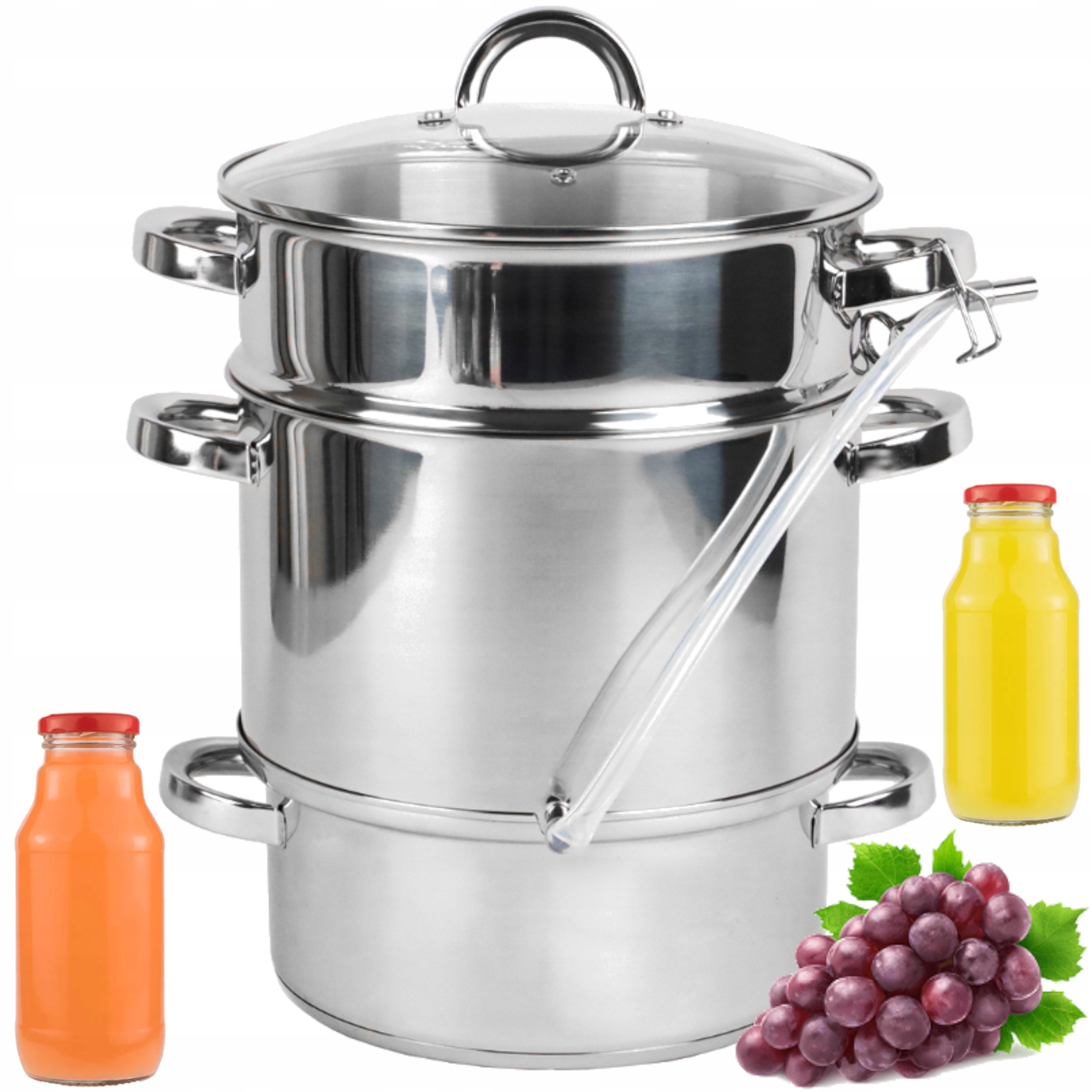 Nerezový Odšťavňovač 8 L, Indukce, Robustní Plyn 2023!