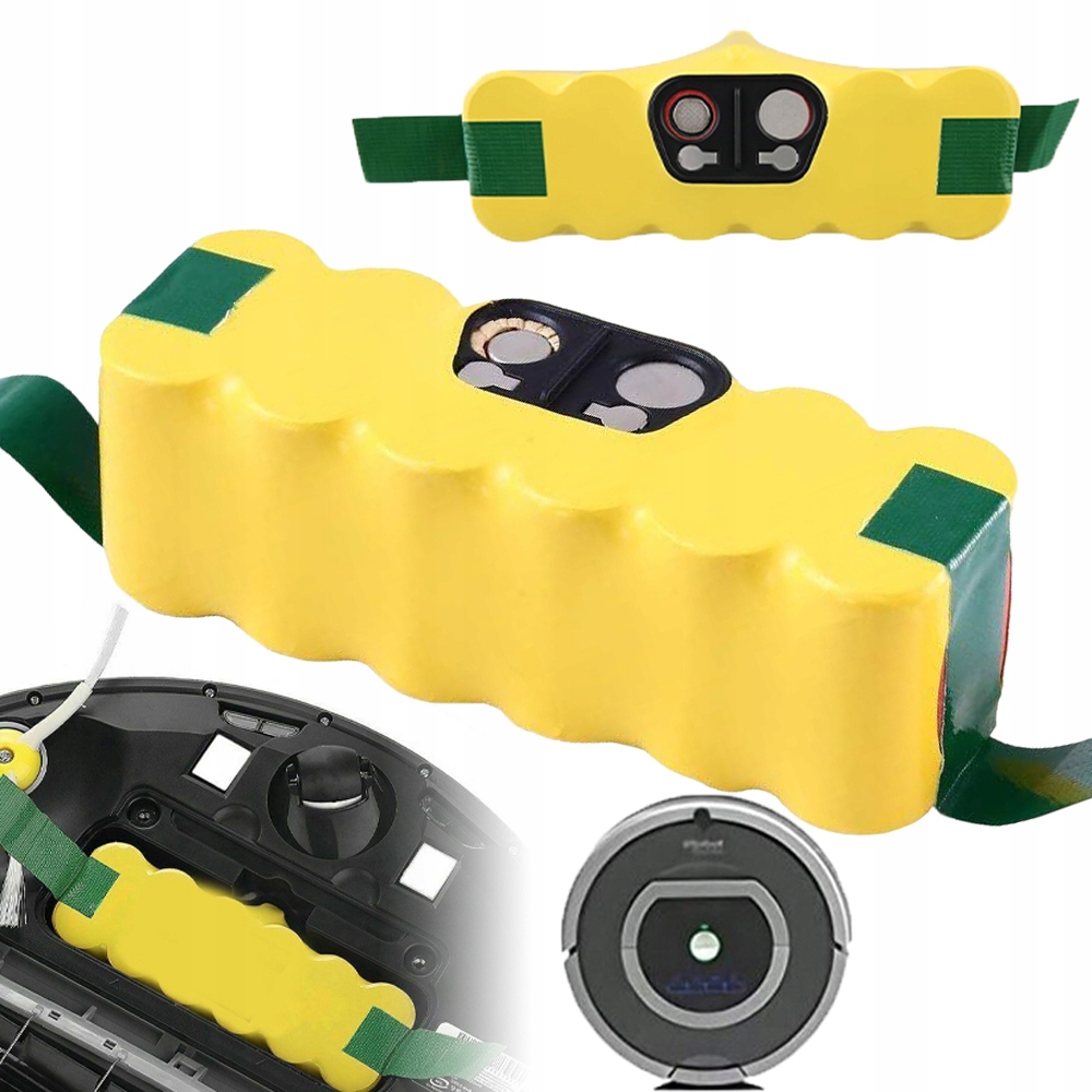 5.2Ah 14,4V výkonná baterie pro iRobot Roomba 900 800 700 600 500