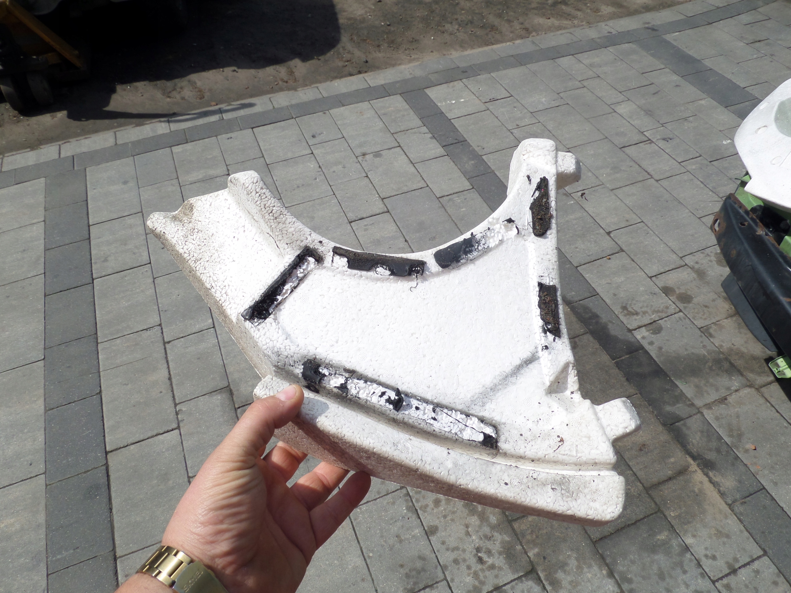 ABSORBER der Stoßstange Polystyren heck rechts VW NEW BEETLE 98-05 1C0807712A