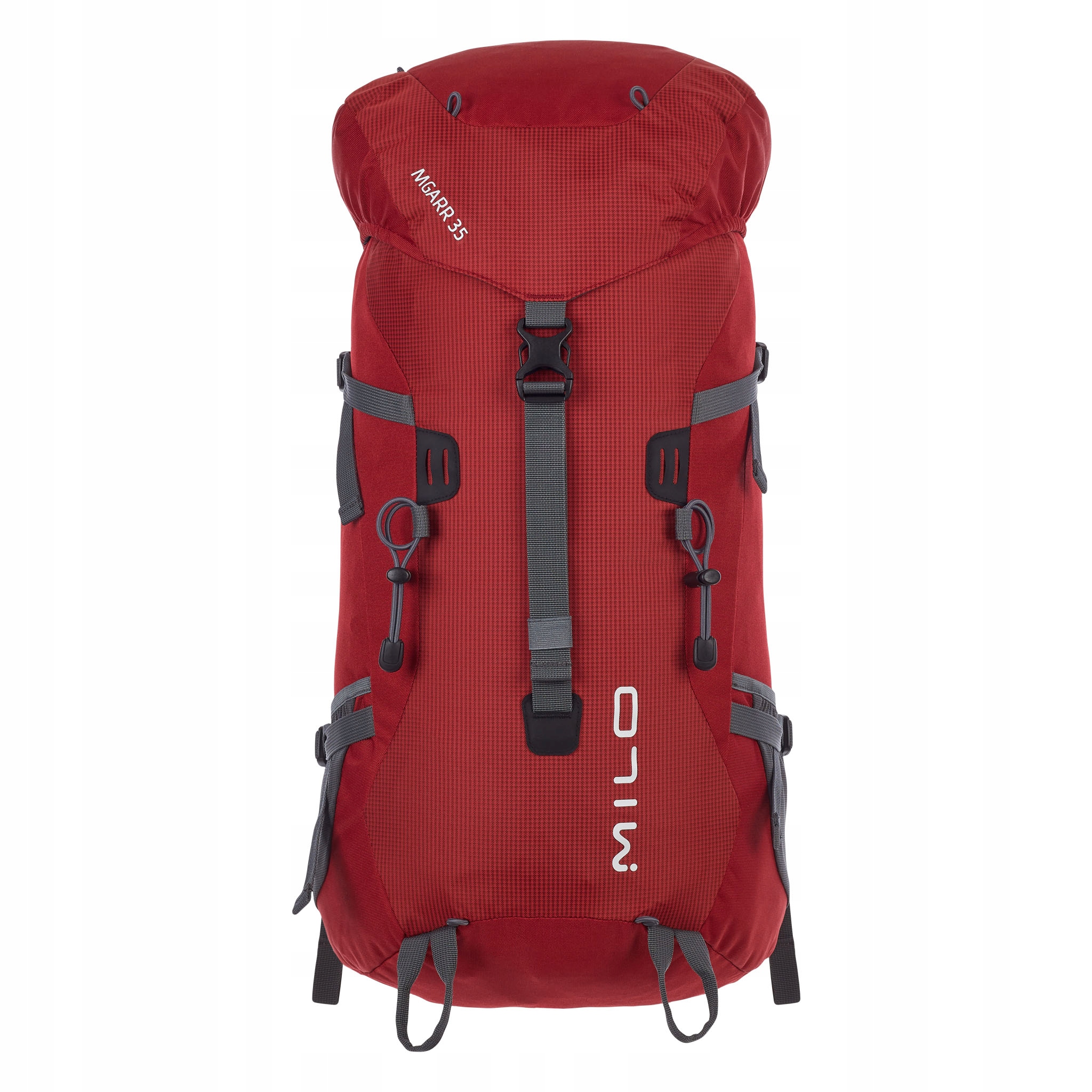 Lekki plecak turystyczny Milo Mgarr 35L czerwony