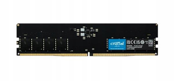 Crucial 32GB DDR5 5600MHz Udimm CL46 Tray CT32G56C46U5T