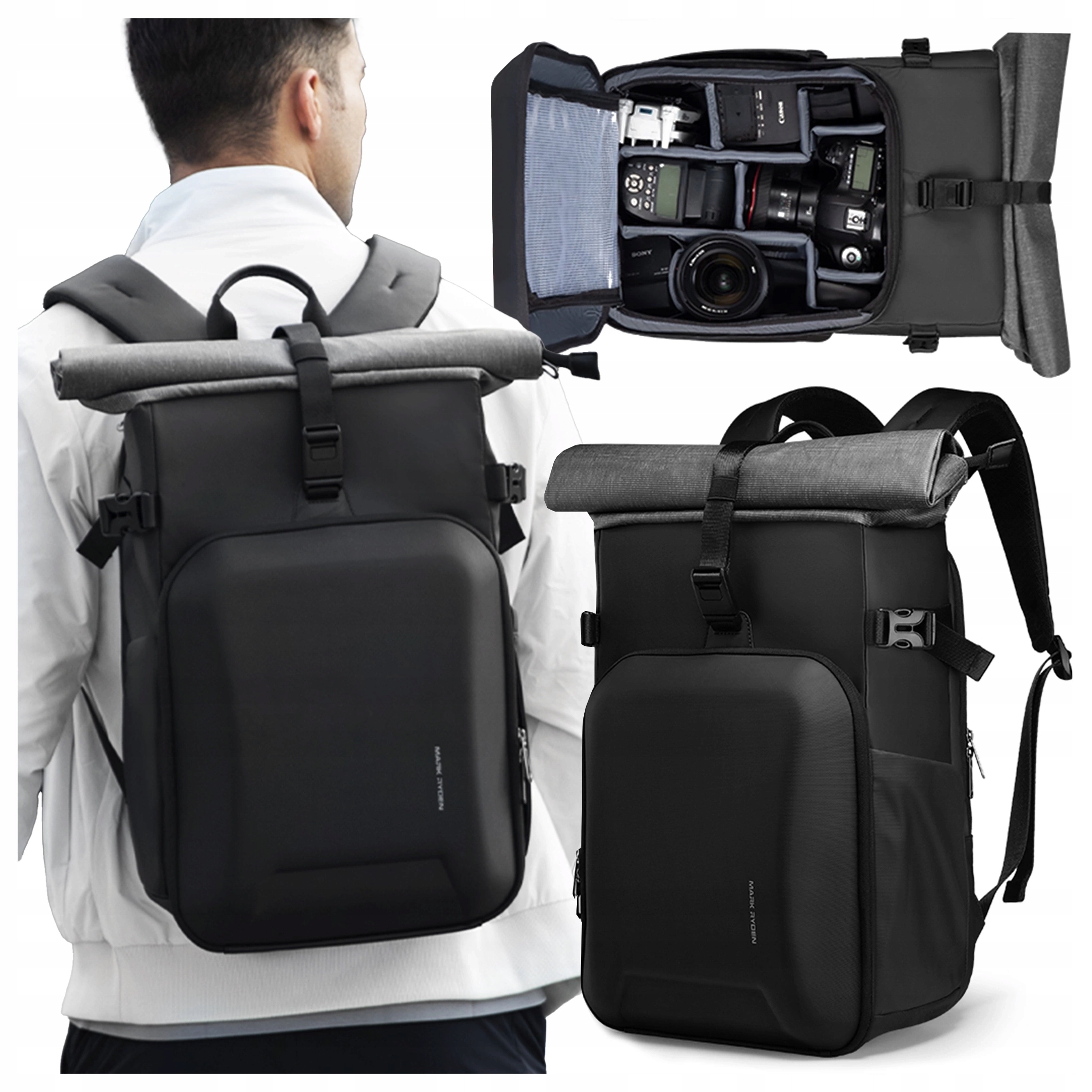 Batoh na notebook 15.6" velký 30 l pro fotoaparát kamery dronu