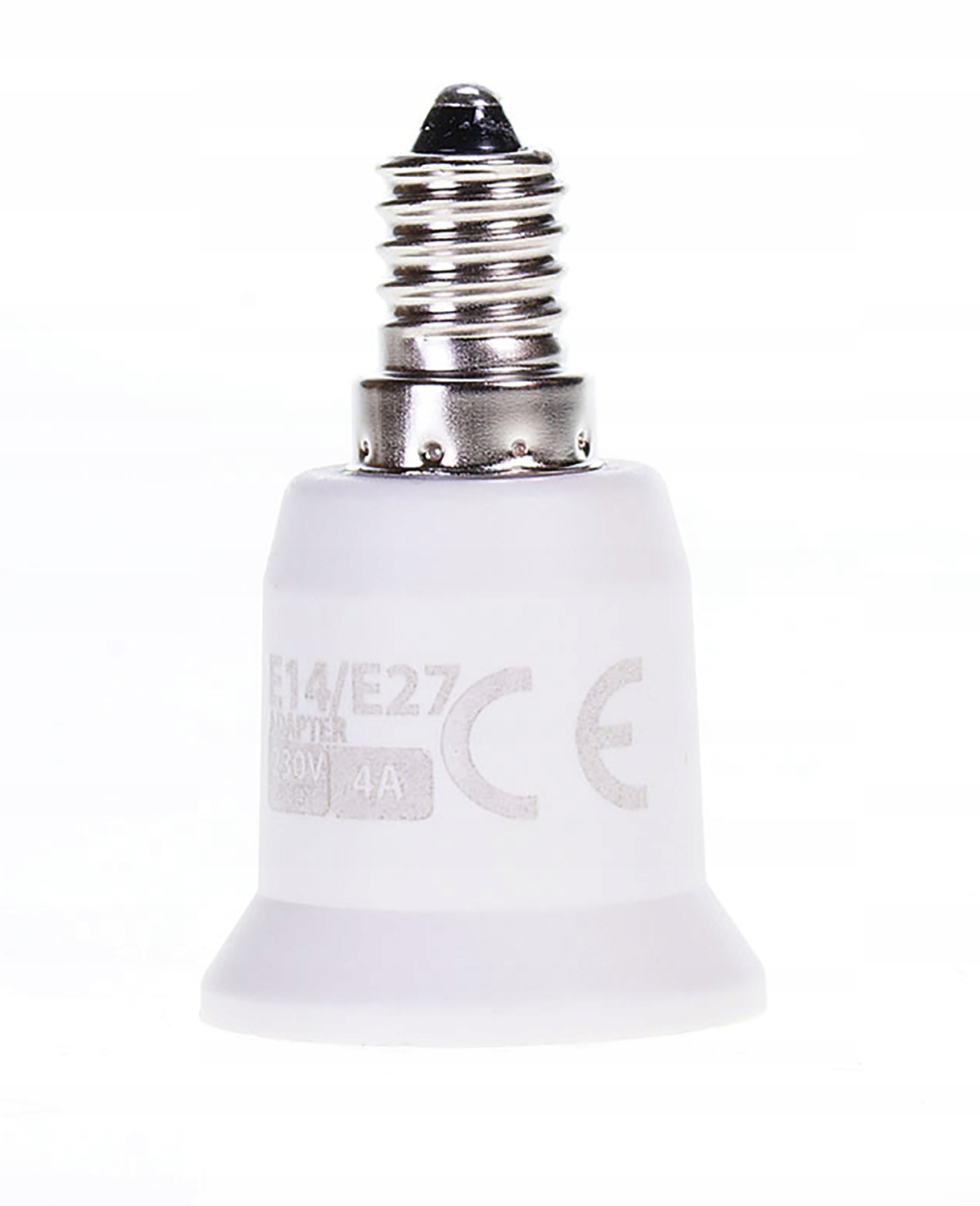 Adapter przejściowy E14 na E27 – Żarówki E27 w oprawach E14