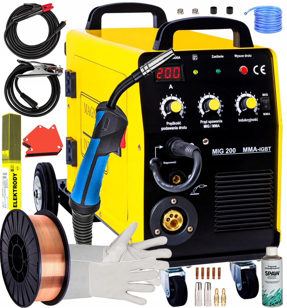 Svářečka Migomat Magnum Mig 200 Mma Kn Igbt Tig