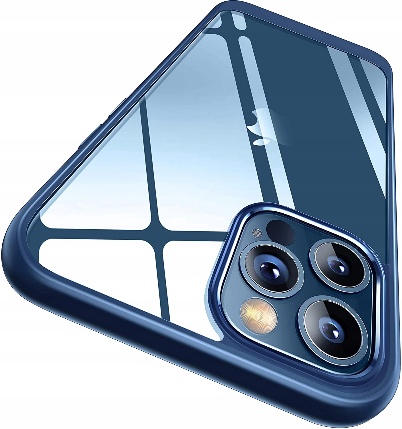

Etui Casekoo gładkie blue Iphone 12/12 Pro stand