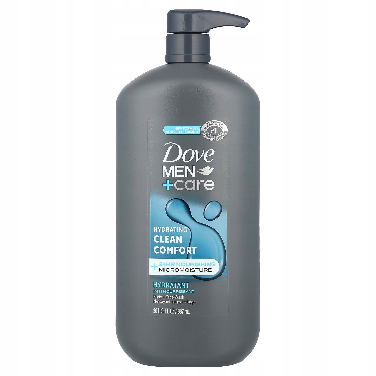 Dove, Pro muže péče, mycí prostředek na tělo a obličej, Clean Comfo