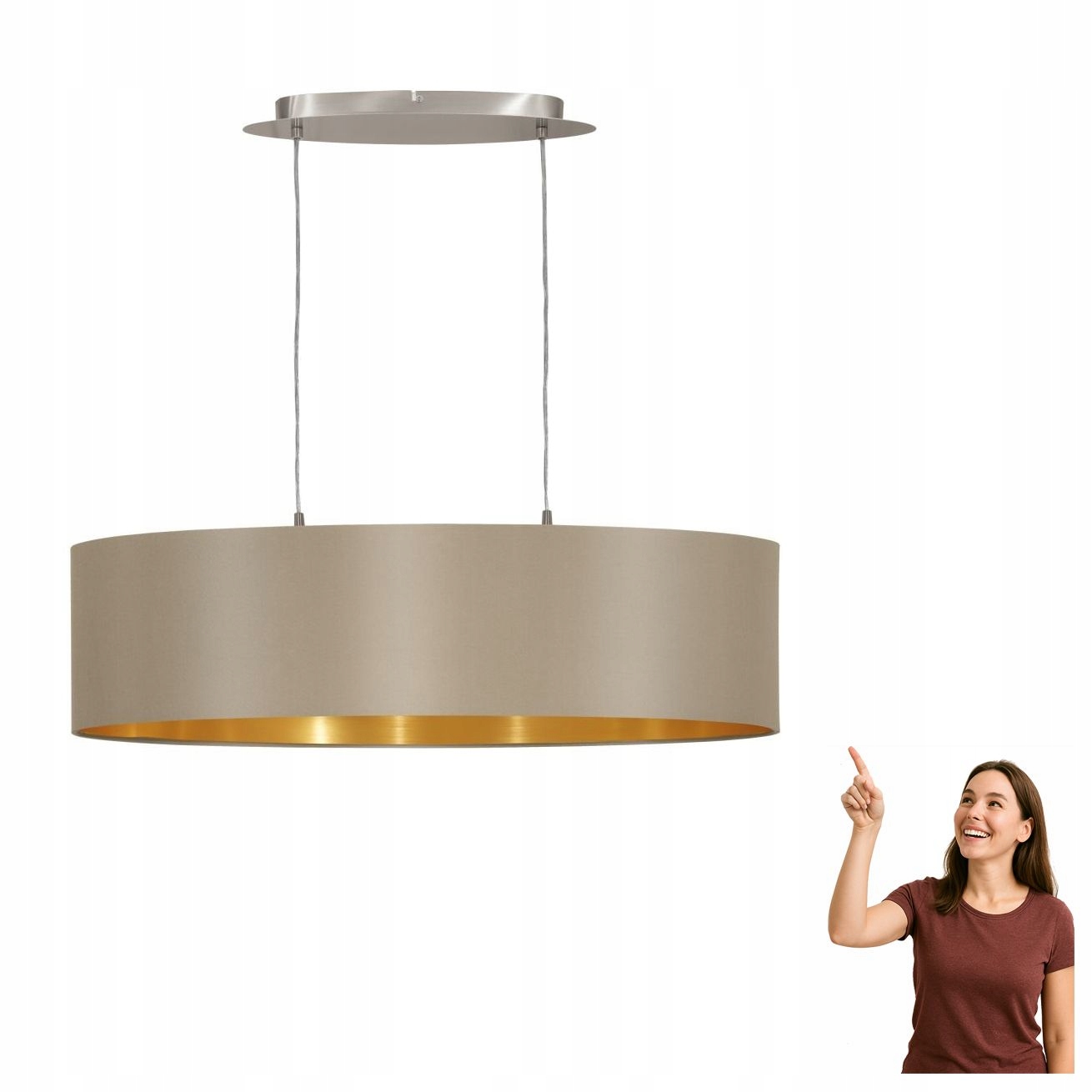 Závesná lampa Maserlo 31613 Eglo