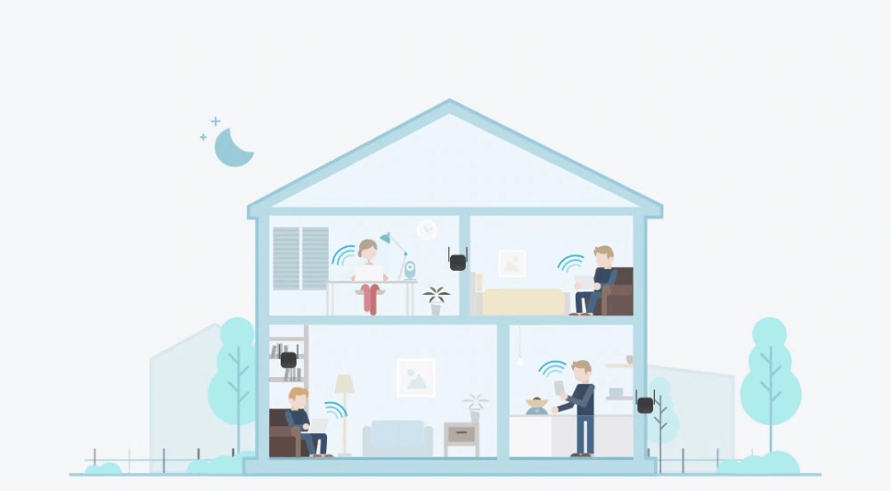 Xiaomi Range Extender Pro Repeater wzmacniacz sygnału sieci Wi-Fi 2.4GHz Model Range Extender Pro R03