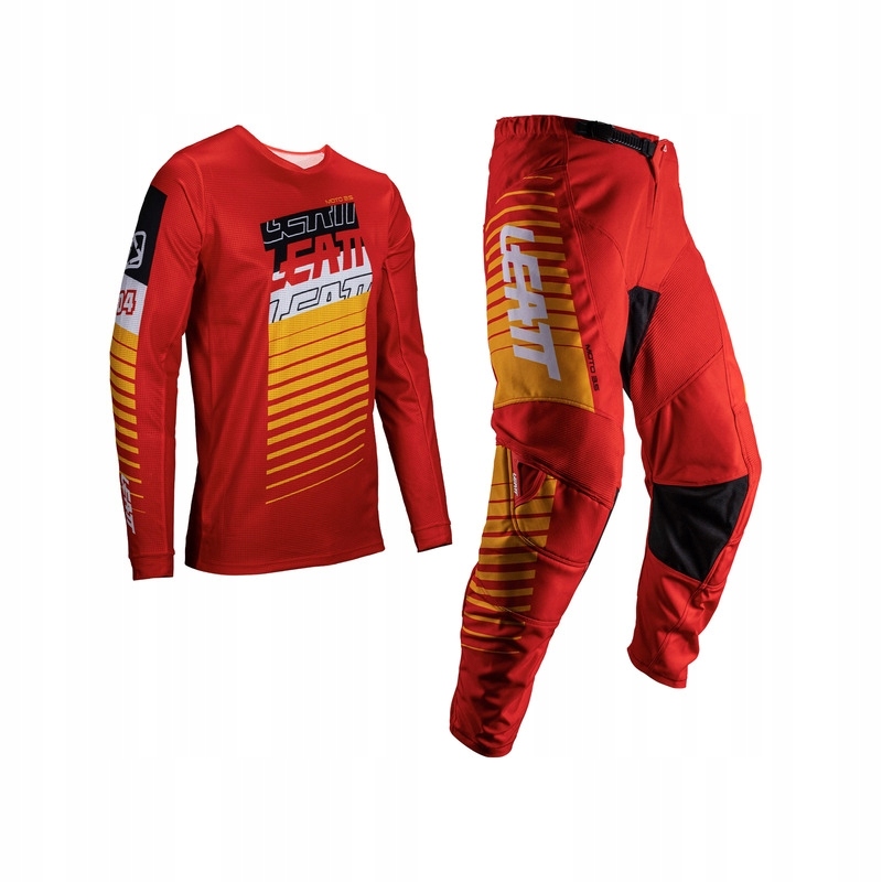 Offroadový Set (mikina A Nohavice) Leatt Ride Kit 3.5 Red (M)