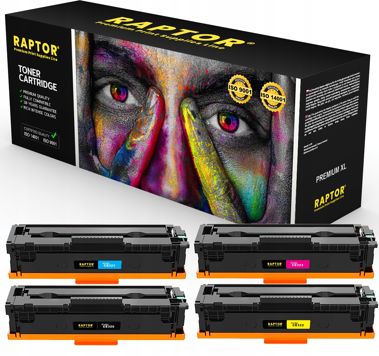 4x Toner pro Hp LaserJet CP1525 CP1525N CP1525NW