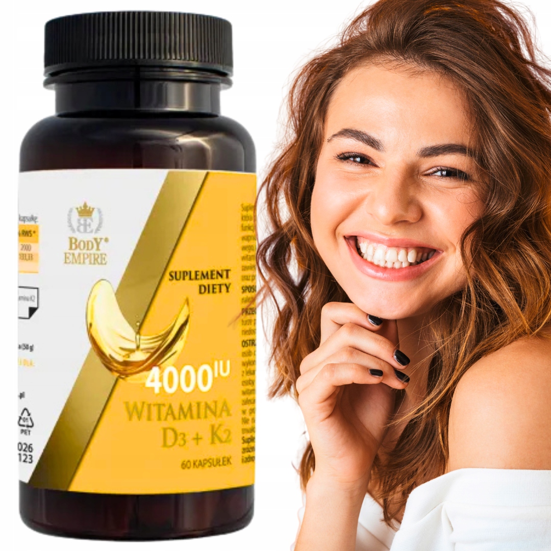 Witamina D3 + K2 MK-7 Body Empire - składniki i formuła