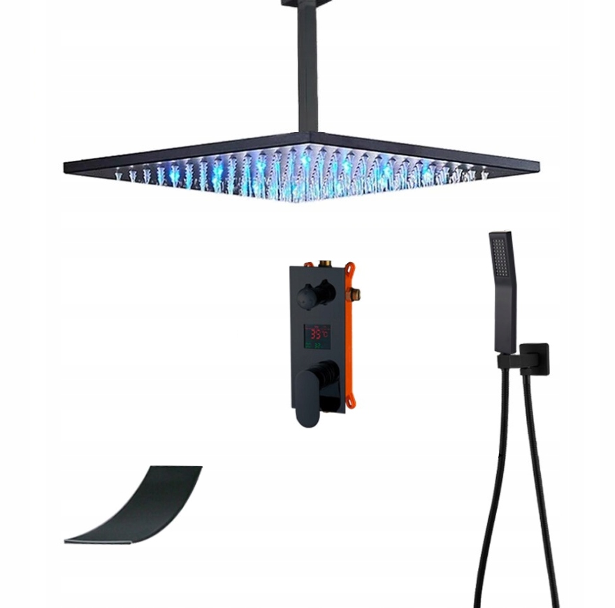 Podomietkový Set Led Vodopád S Matným Displejom 30 CM