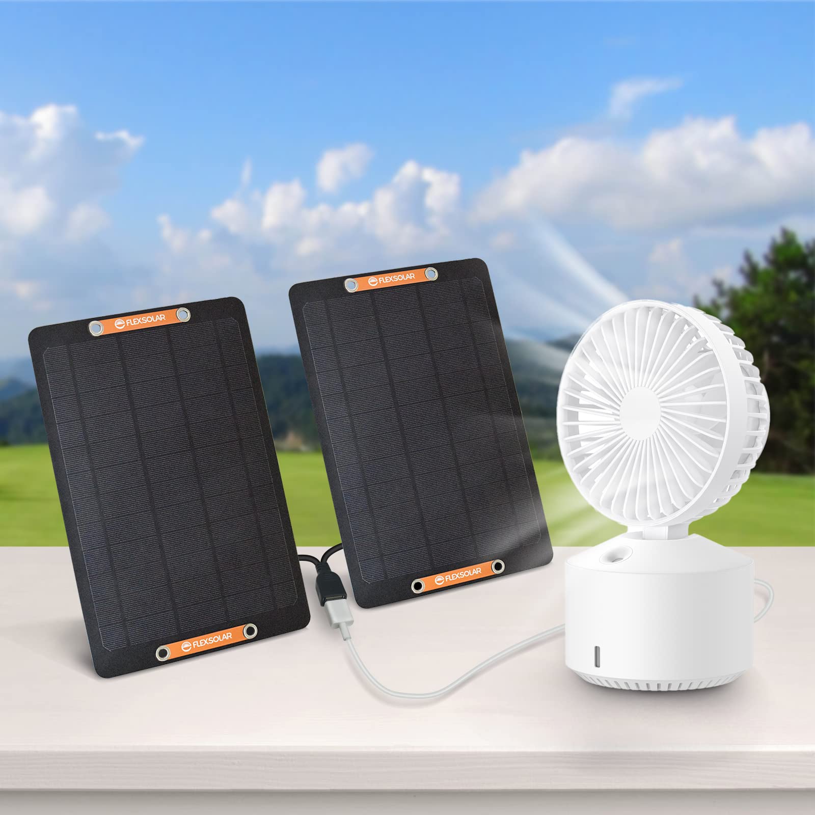 SOLARPANEL Solarny Panel USB 6W 5V Ładowarka IP67 Do Smartfonów — miniatura 3