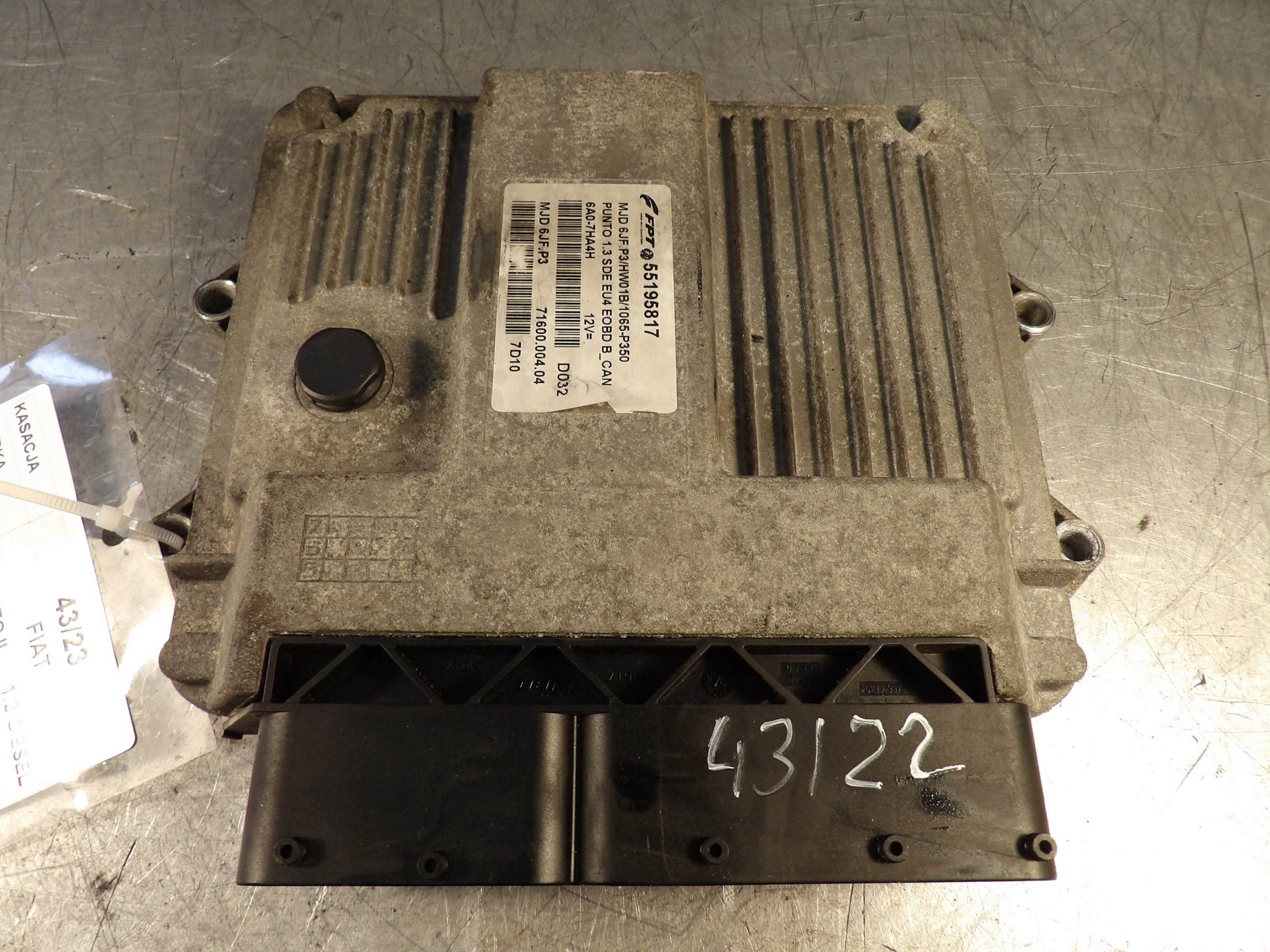 computer, control unit Fiat Punto II 55195817