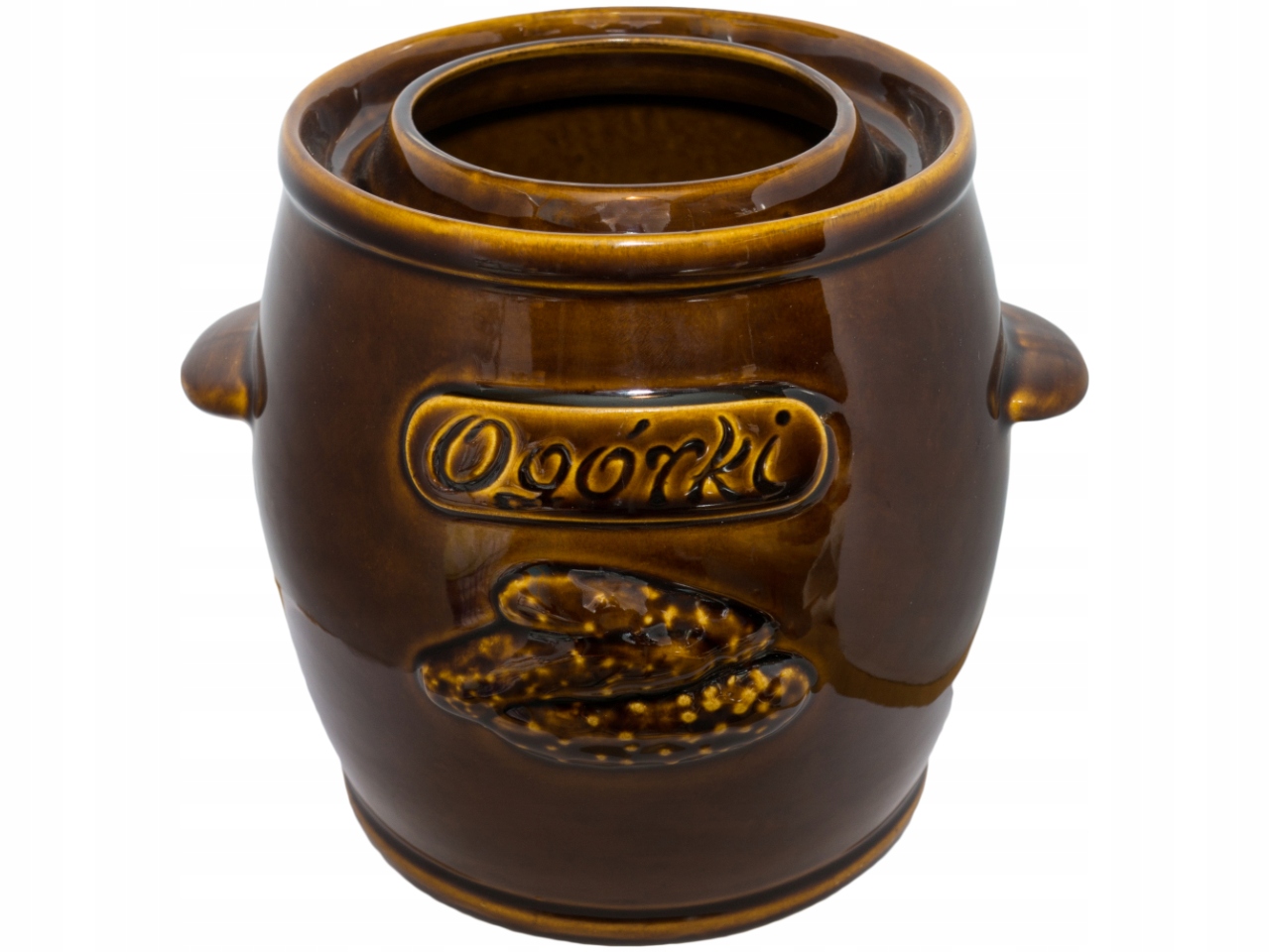 Beczka hermetyczna kamionka do ogórków, kapusty 5L Marka Krystynka