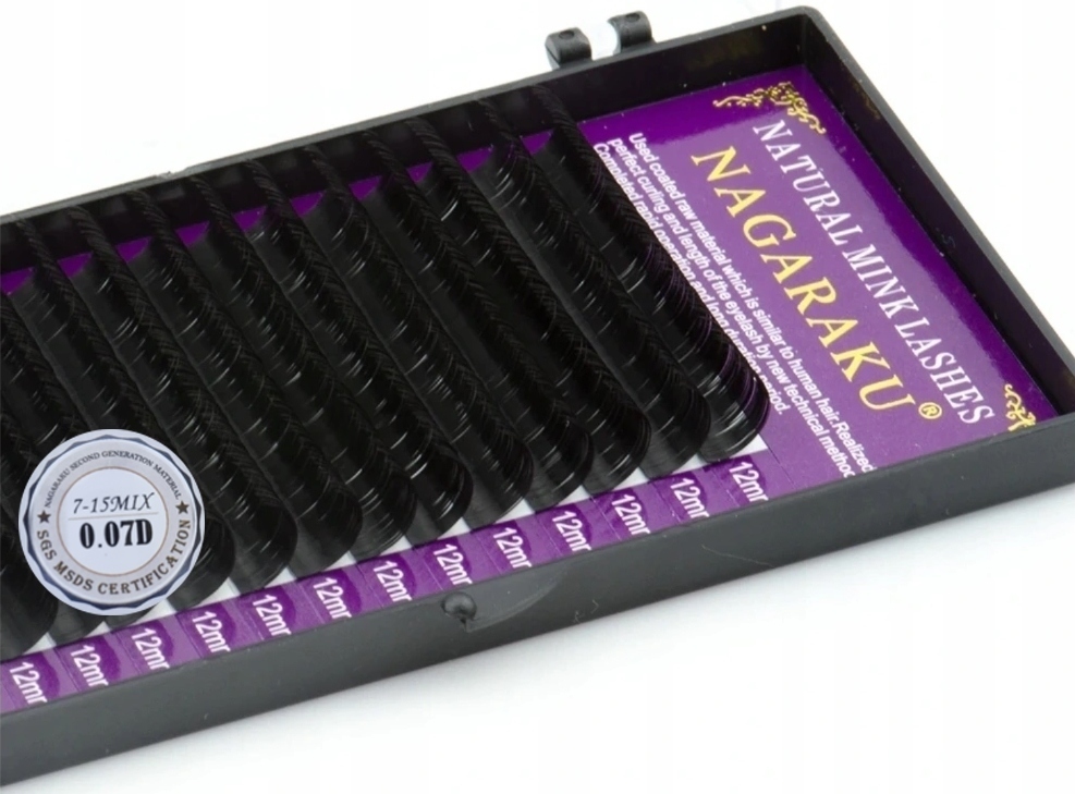 

Rzęsy Nagaraku Mink C 0.07 9mm 16 pasków Seria II