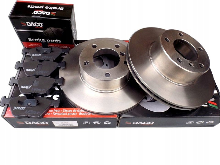 DACO ДИСК ГАЛЬМІВНИЙ96x22 BMW E39 ПЕРЕД + Колодки гальмівне BMW 5 E39 ПЕРЕД DACO