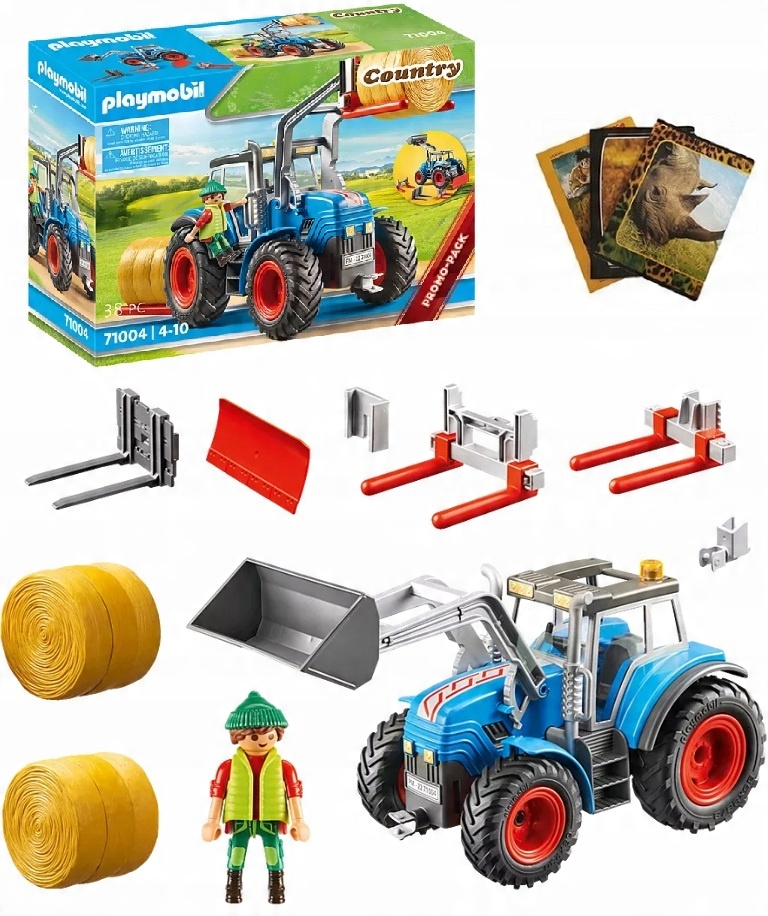 

Playmobil 71004 Duży Traktor Z Akcesoriami