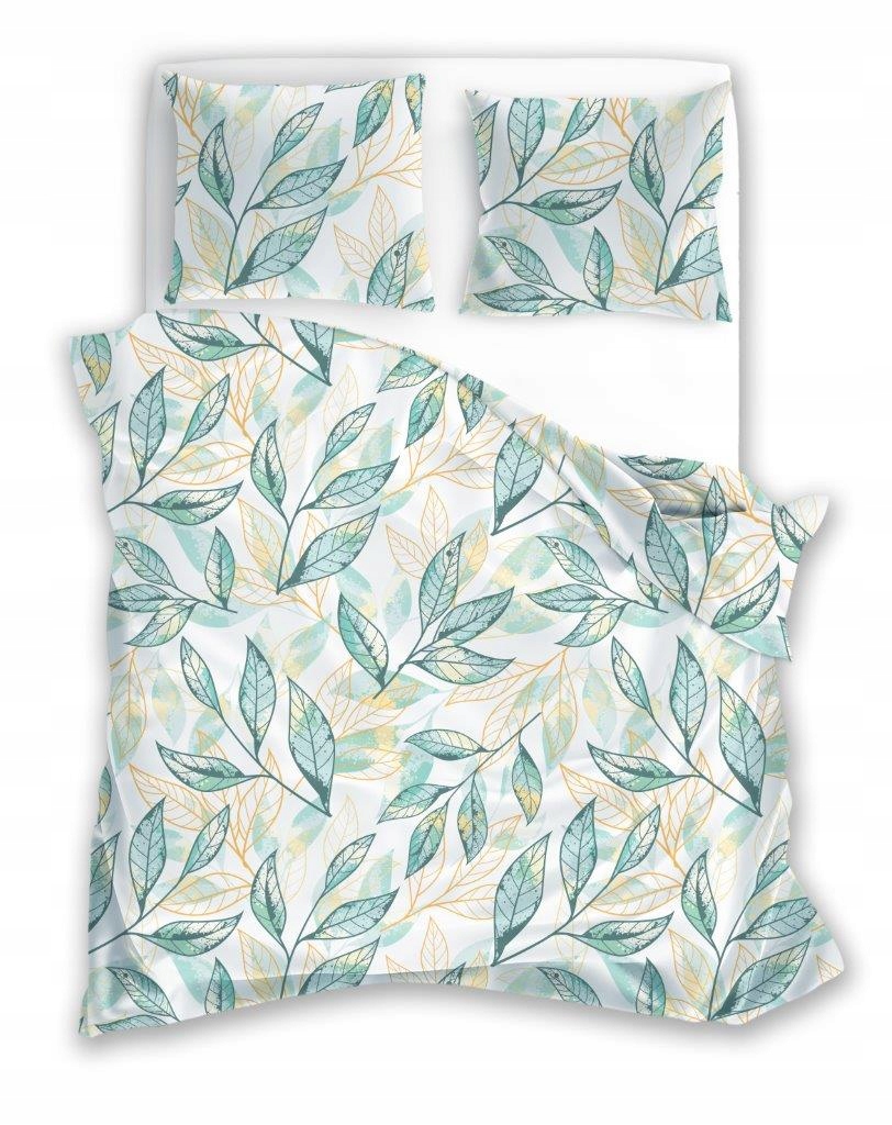 POŚCIEL dwustronna harmony liśc 160X200 mikrofibra Stan opakowania oryginalne