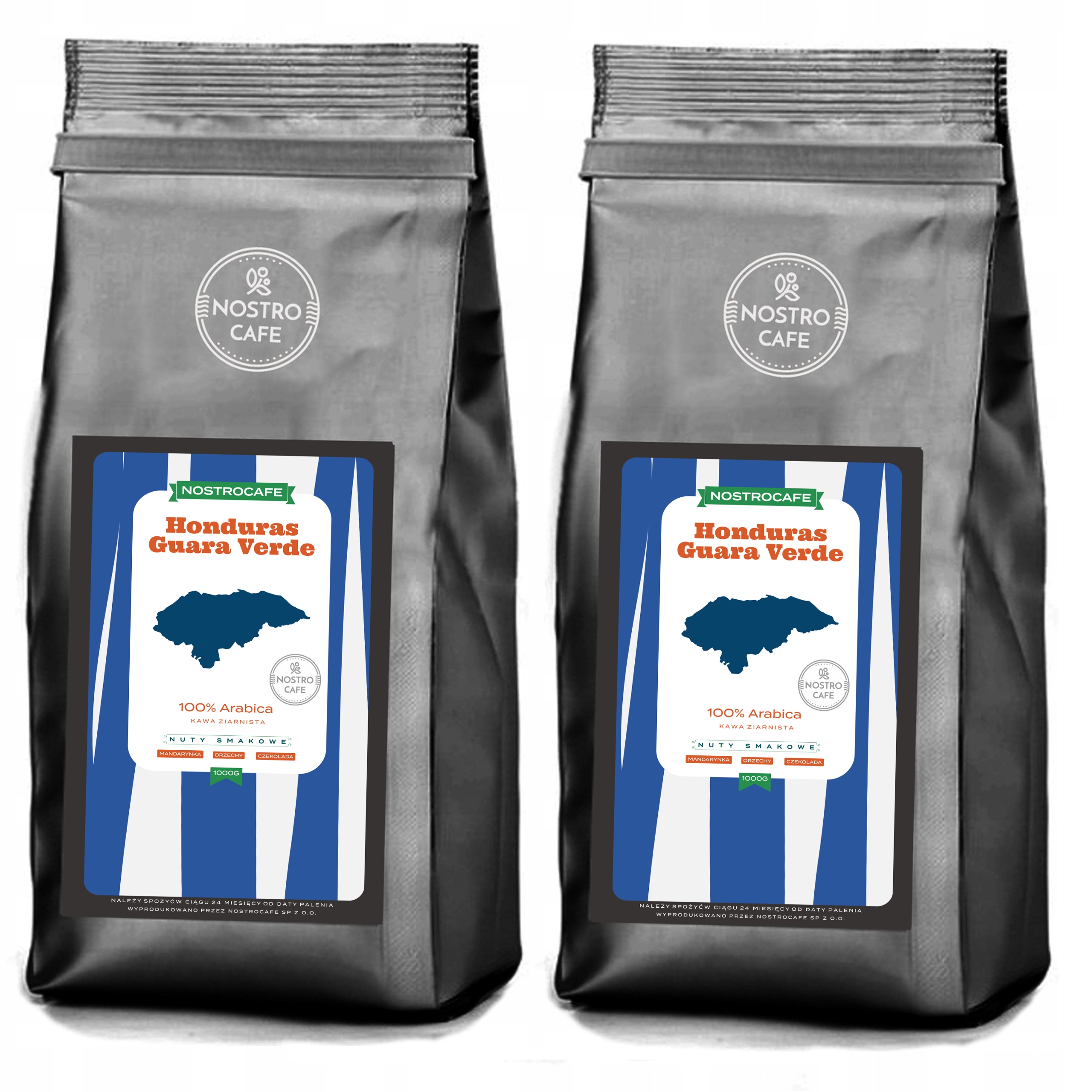 Levně Káva Zrnková 2KG Honduras Gv Čerstvě pražená