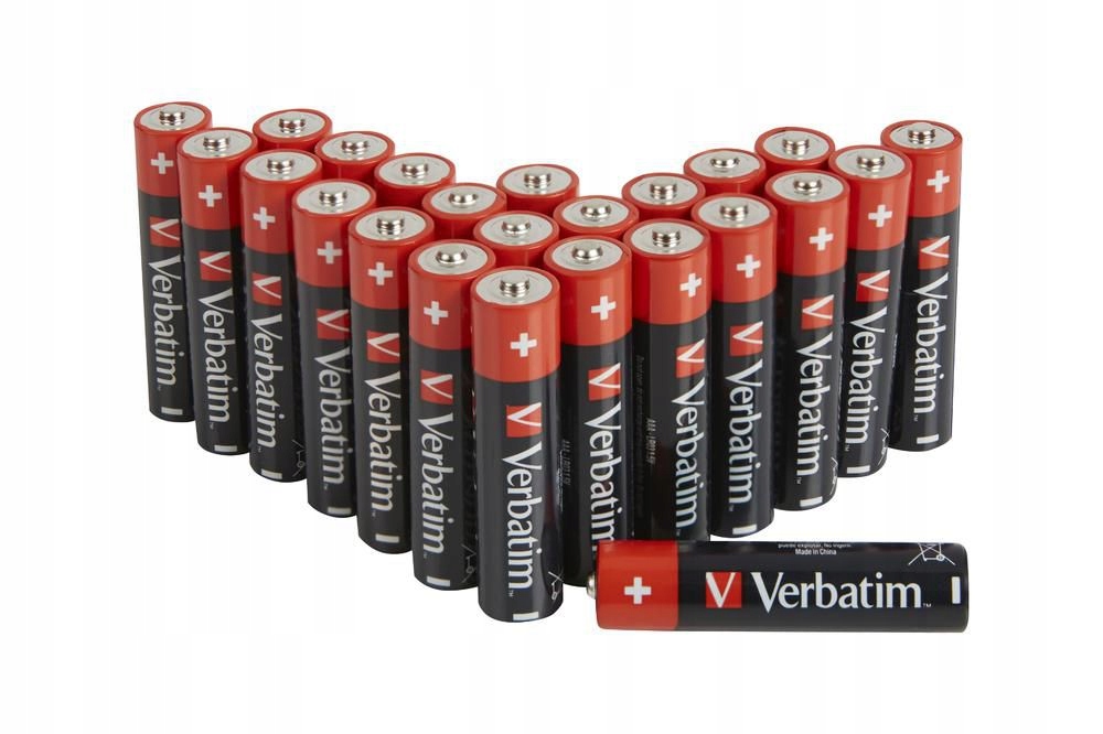 Verbatim Alkaline Bateria Aaa 24 Pack, 49504