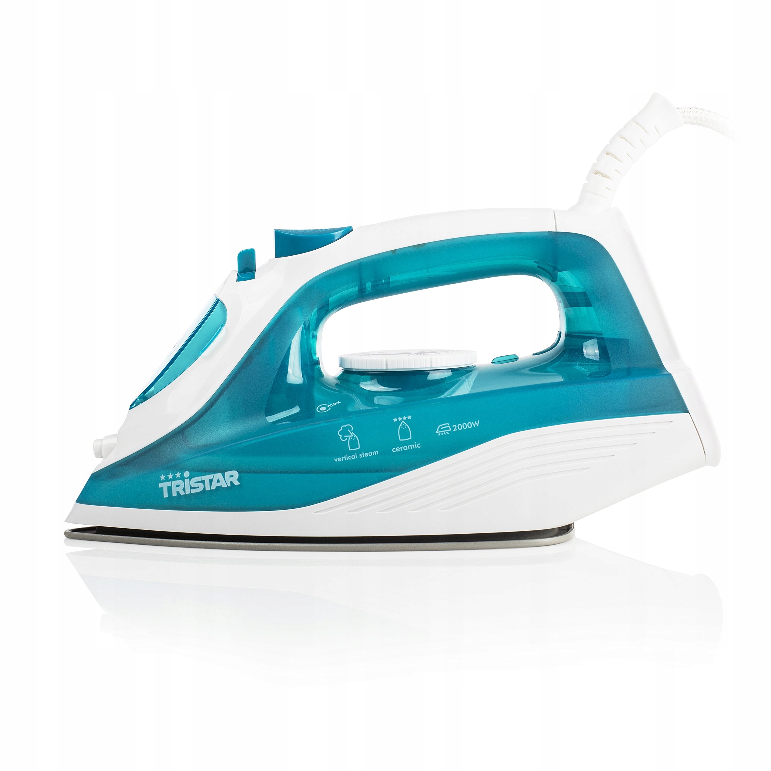 TRISTAR Żelazko Z Ceramiczną Stopą 1830-2170 W Wysoka Moc — miniatura 7