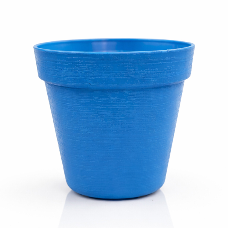 10 x Doniczka w Stylu LOFT 12 cm, Eko, UV Odporna, Niebieski 2