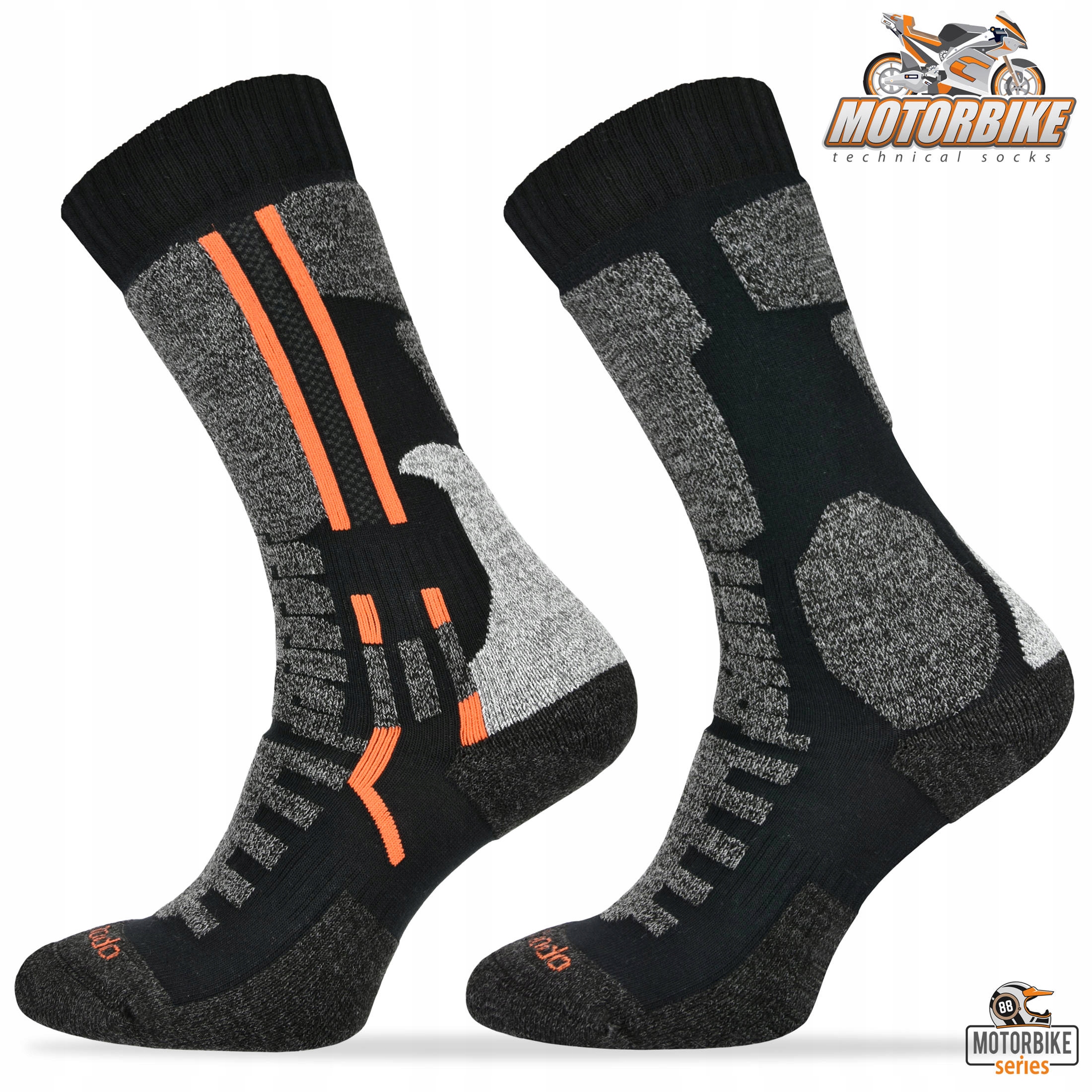 Oddychające skarpety na motocykl MTB1 r. 35-38 Model MTB1