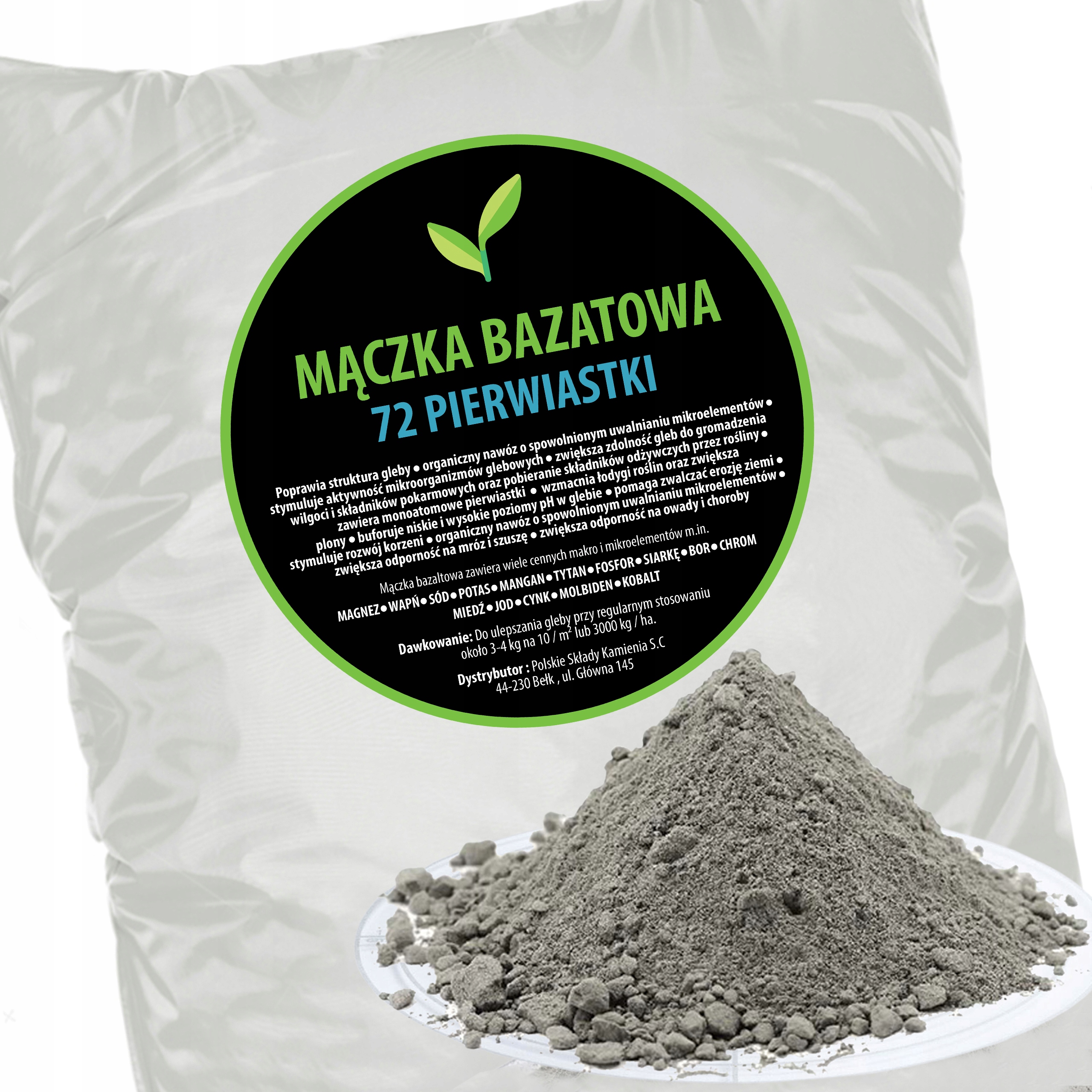 

Mączka Bazaltowa 72 Pierwiastki dla Roślin 25