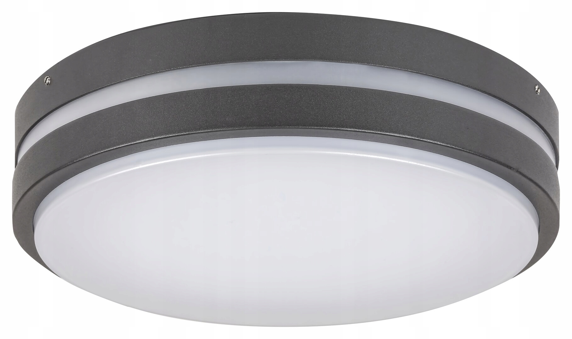 Led venkovní Stropní Svítidlo 10W antracit kulatý 20 cm neutrální barva Rabalux