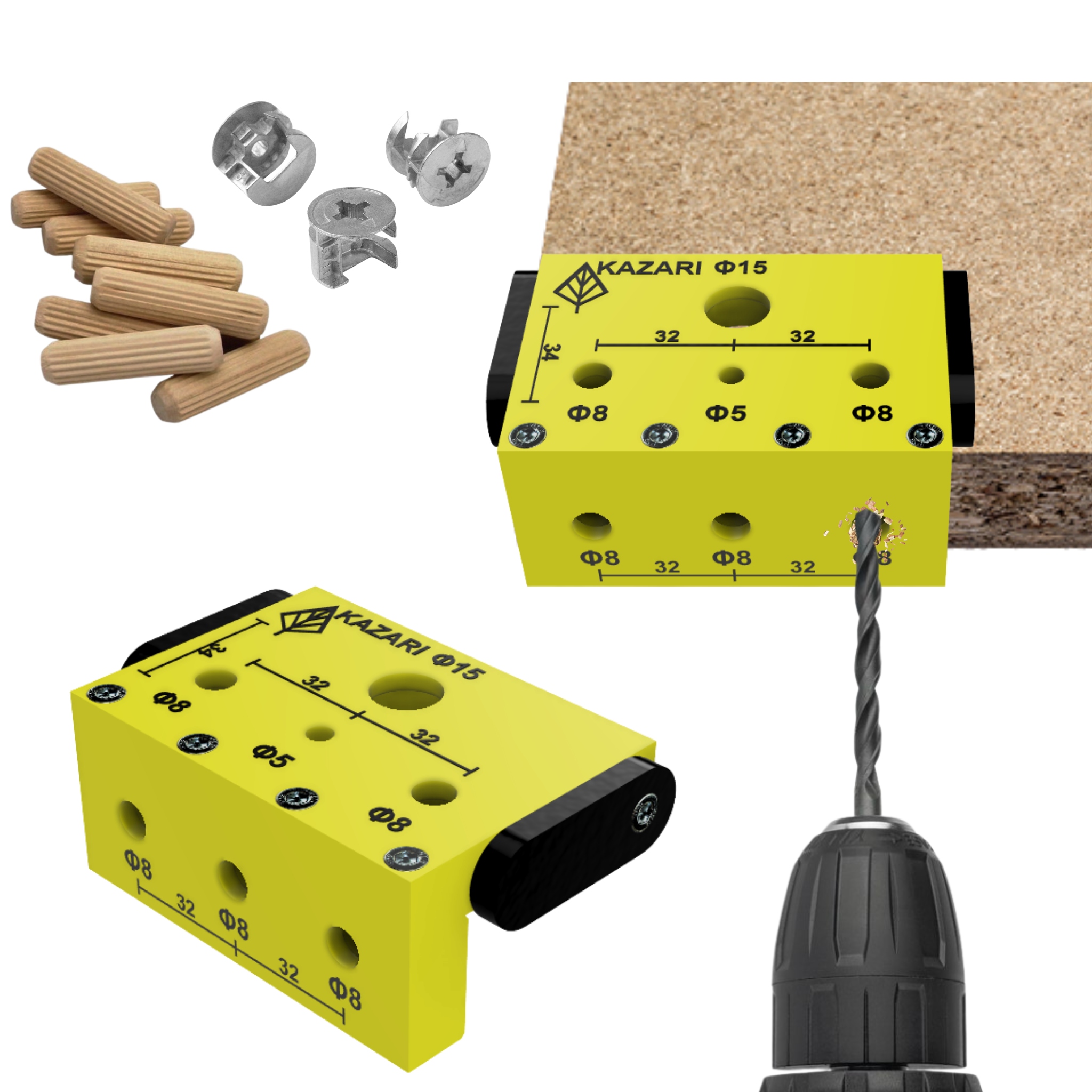 SZABLON WZORNIK DO WIERCENIA DO KOŁKÓW MIMOŚRODÓW