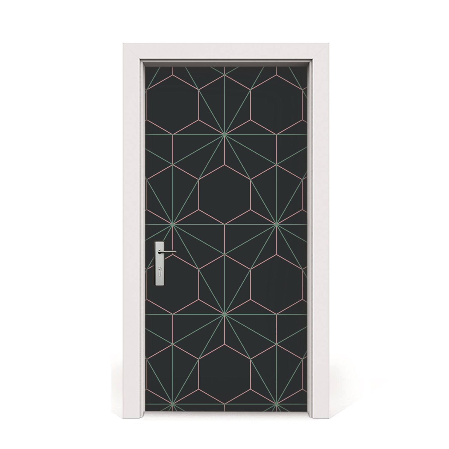 

Okleina na drzwi Trójkąt geometryczny wzór 95x205