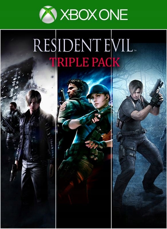 Игра xbox evil. Resident Evil Triple Pack (4 5 6) Xbox. Resident Evil Triple Pack Xbox. Resident Evil Xbox one. Резидент Evil на Xbox one.