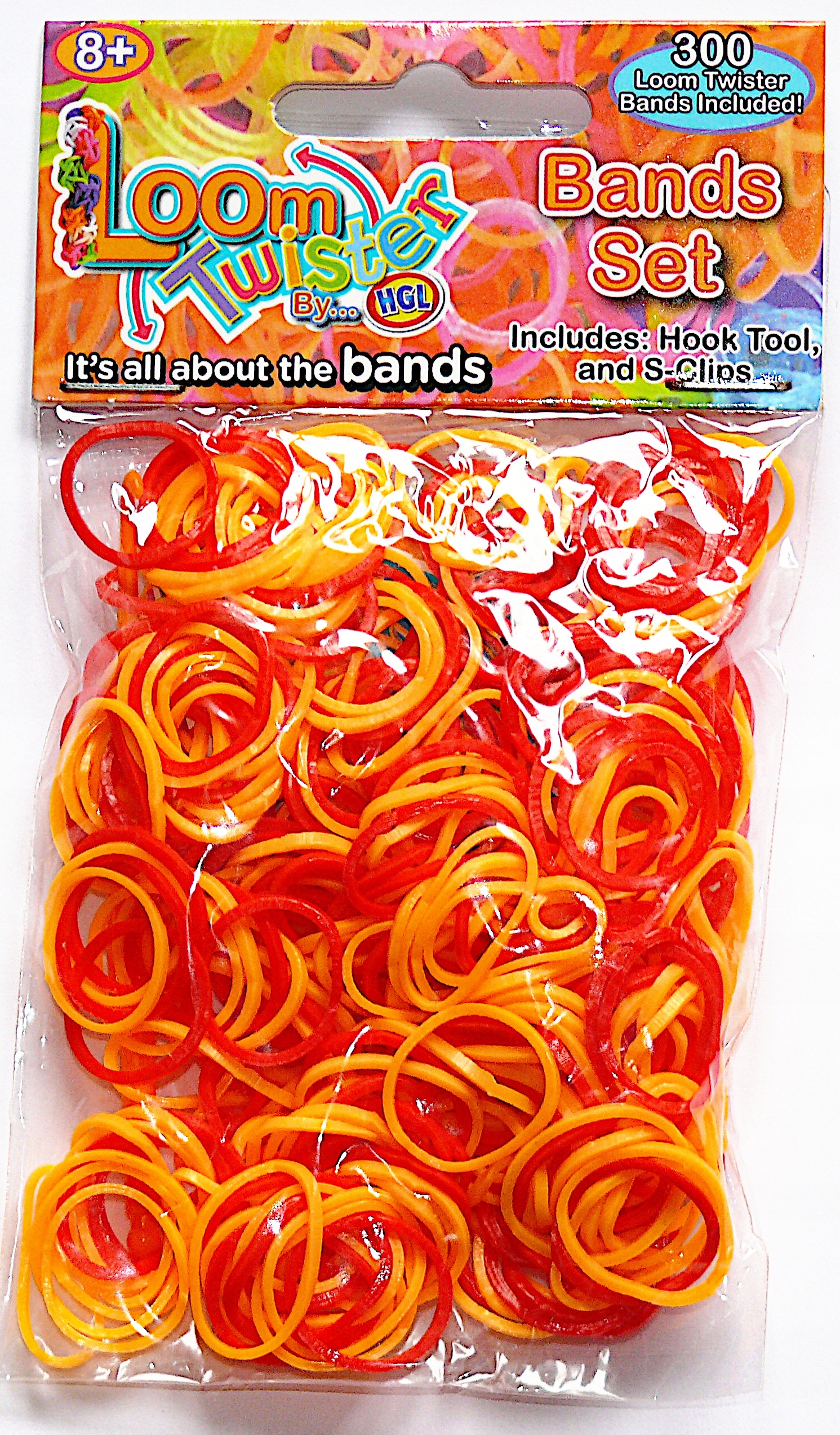 

Loom Twister Gumki Do Bransoletek 300 Pomarańcz