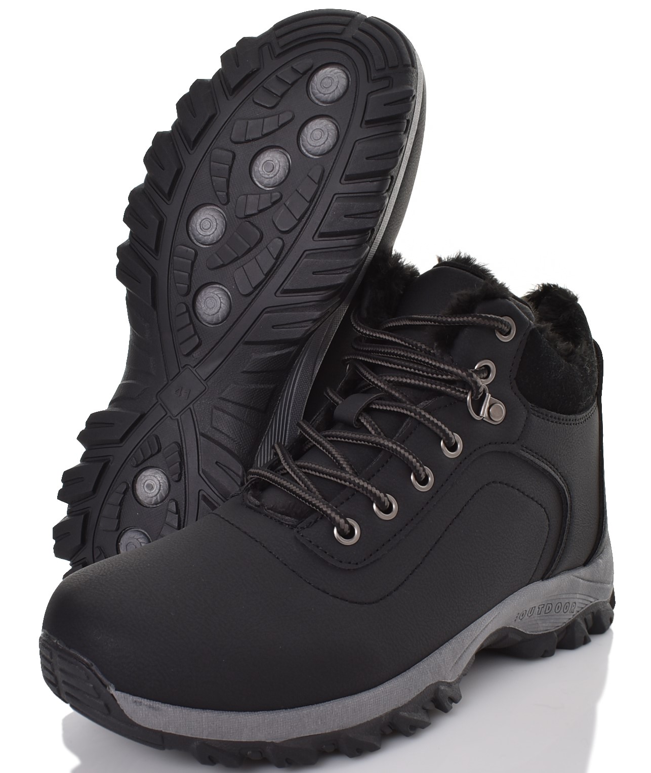 Pánské Zimní Boty, Velmi Teplé Sněhule Zateplené Kožešinou Na Zip