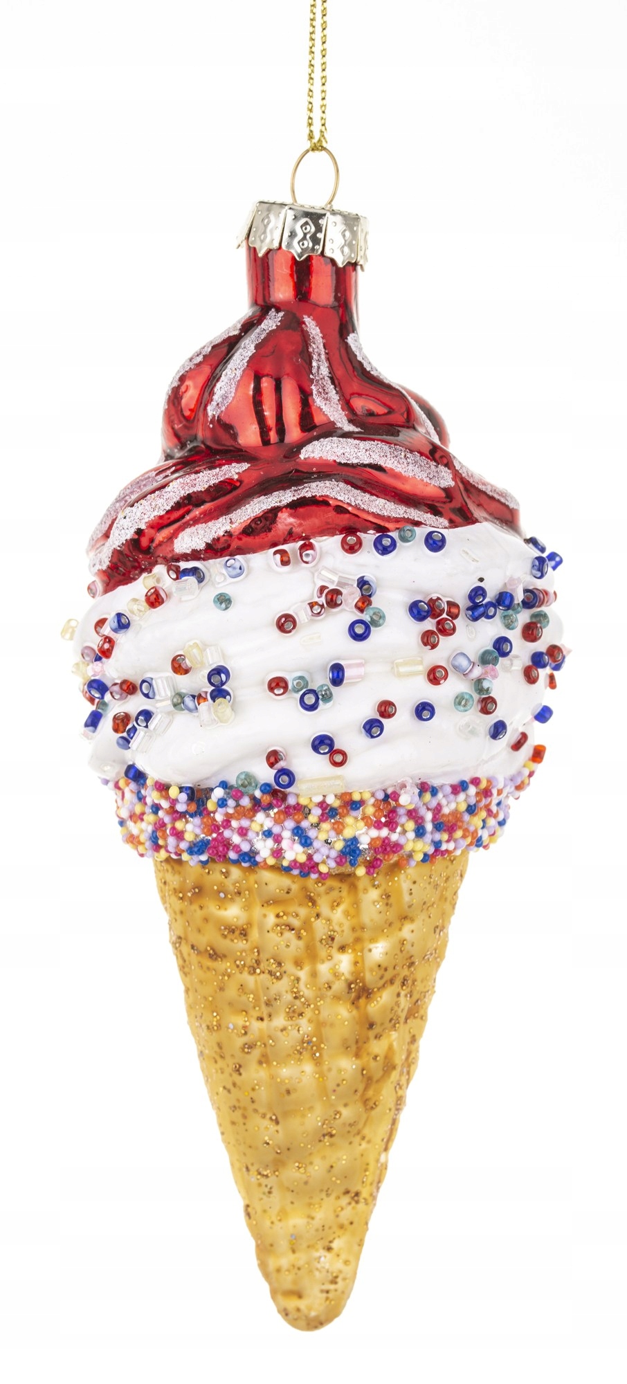 

Bombka Szklana Na Choinkę Retro Lody Deser